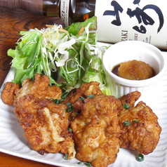 塩麹から揚げ～牡蠣出汁おろしポン酢添え～