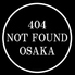 404 NOT FOUND ヨンマルヨンノットファウンド OSAKAのロゴ