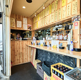 立ち飲みテーブル4席もご用意しております！