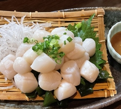 小柱刺身 酢味噌