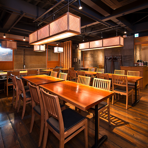 北海道の旬を味わえる「道産酒場 きたぎん！」は熟練職人による自慢の料理をご提供。