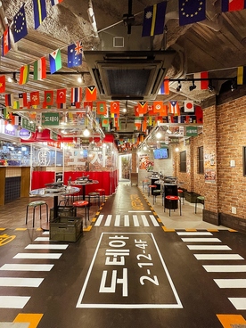 韓国居酒屋 どてやの飲み屋台 ポチャの雰囲気1