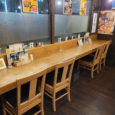 会社帰りのサク飲みや、おひとり様のご来店もお待ちしております。カウンター席はおひとり様のお客様でも入りやすいお席になっております。1人では不安、、など思っているお客様向けのお席です！是非えびすバルにご来店を♪