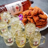 飲み放題は、お料理との相性も抜群です。お料理とのマリアージュをお楽しみいただきながら、楽しい時間をお過ごしください。グループでのお集まりや様々なお祝い事にも最適です。お酒好きの方も、お酒が苦手な方も、お客様のご要望にお応えできる充実した飲み放題メニューで、特別なひとときをお過ごしください。