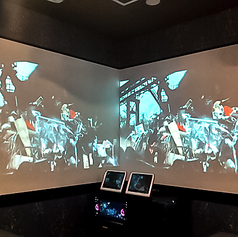 大型のスクリーンのあるお部屋も多数ご用意♪用途に合わせてご利用ください♪