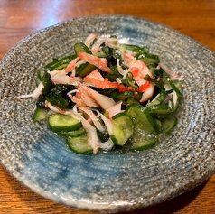 カニカマきゅうり酢