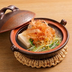かつおと野菜出汁の湯豆富