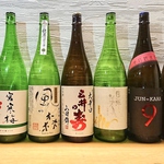 こだわりの日本酒！おいしい季節のお酒もありますよ！