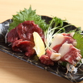 料理メニュー写真&nbsp;特選馬刺し二点盛り（赤身・中落ち）