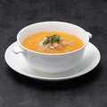 料理メニュー写真&nbsp;ふかひれと蟹入りカロテンスープ