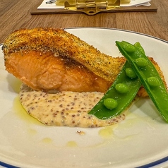 鮭の香草パン粉焼き