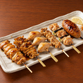 料理メニュー写真&nbsp;焼き鳥六本盛り合わせ