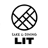 SAKE&DINING LIT リットのロゴ