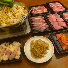 京もつ鍋ホルモン焼肉 朱々 佐賀鳥栖店のコース写真