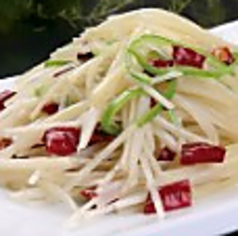 じゃがいも細切り炒め