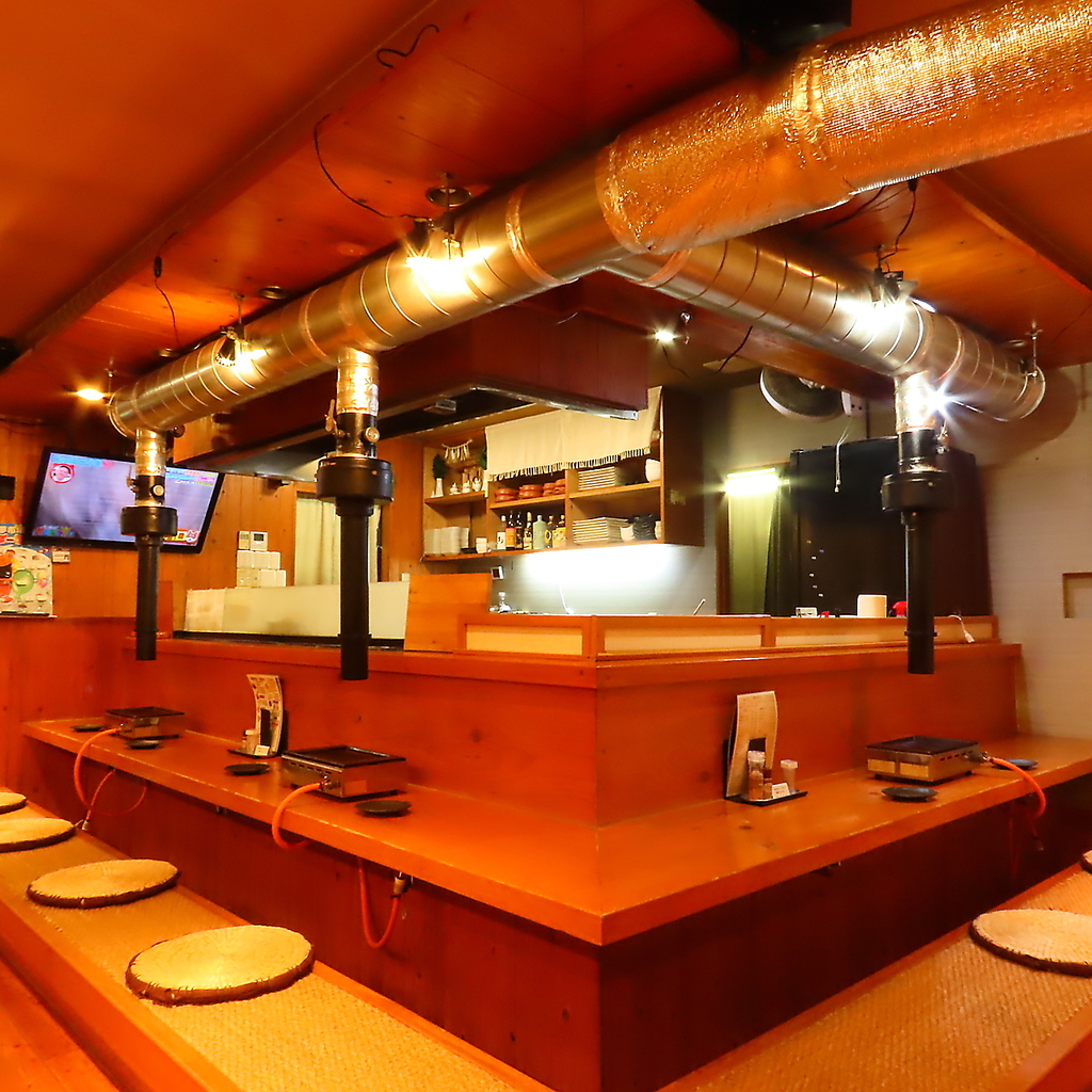 デートやお一人様でもお気軽にご利用できるカウンター席もございます！