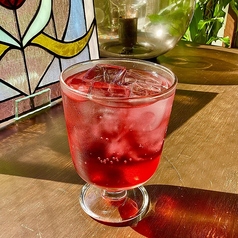 ザクロ酢サワー