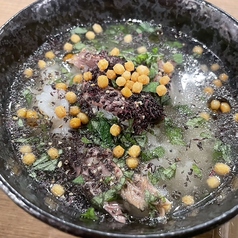 牛テールスープしそ茶づけ