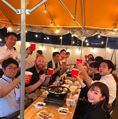 【宴会・貸切は20名～OK！】 2時間食べ飲み放題 屋上BBQ食べ放題プラン 4100円(税込)