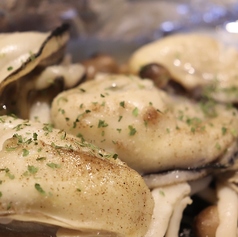 牡蠣とキノコの包み焼