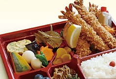 よくばりエビフライ弁当