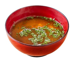 青のりと豆腐の味噌汁