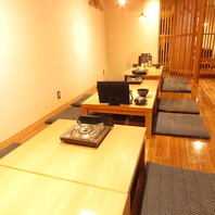 プライベート宴会におすすめの半個室＆団体様もOK！