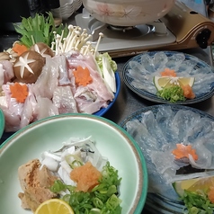 瀬戸内料理かど家のコース写真