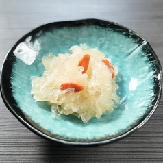 白きくらげとクコの実のレモン蜜漬け