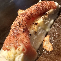 炙り明太チーズの豆富ステーキ