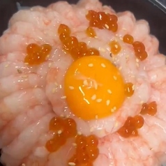甘えび月見丼