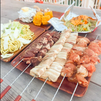手ぶらBBQ、みんなで囲むグリルの楽しさを満喫できます