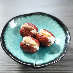 ナッツのせ なつめクリームチーズ
