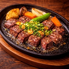 『国産和牛の鉄板焼き』