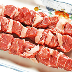 12 子ヒツジ串/13 羊カルビ/18 和牛カルビ串