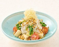 春の豆腐サラダ