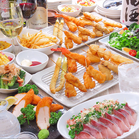 サク飲みから宴会まで、気取らず楽しめる串揚げバルで今夜も一杯！