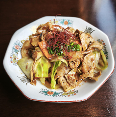肉野菜麻婆炒め