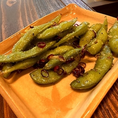 ペペロンチーノ枝豆