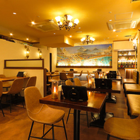 宴会にも対応可能な柔軟な利用シーン