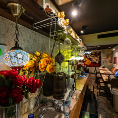 カウンター席5席