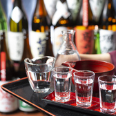 日本各地の銘酒を常時約20種類ご用意！選べるお猪口も♪