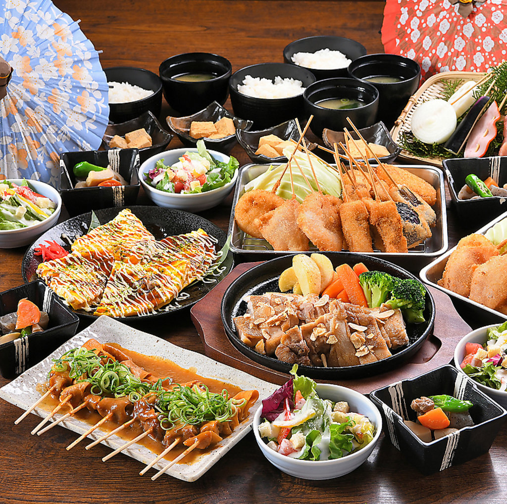 他店では味わえないオリジナル串カツ、ぜひご賞味ください★