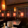 2階テーブル席■落ち着いたテーブル席が自慢です♪大阪/京橋/餃子/中華/飲み放題/ビール/ディナー/貸切