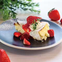 mochi苺バスクチーズケーキ