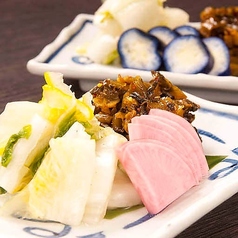 お新香盛り