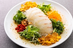 鯛のお刺身サラダ仕立て