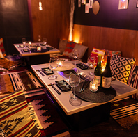 女子会や誕生日会にピッタリの個室をご用意♪