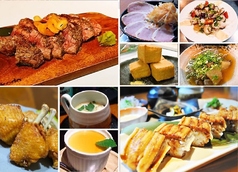 鉄板焼と穴子寿司の店うまこだのコース写真