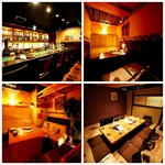 おしゃれな店内は完全個室【個室　誕生日　女子会　記念日　ワイン　飲み放題】